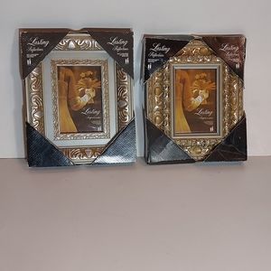 Lasting Reflections Solid Wood Picture Frames 4"x6"  Set (2)